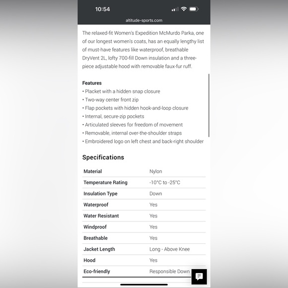 The north face expedition mcmurdo park - Picture 5 of 5